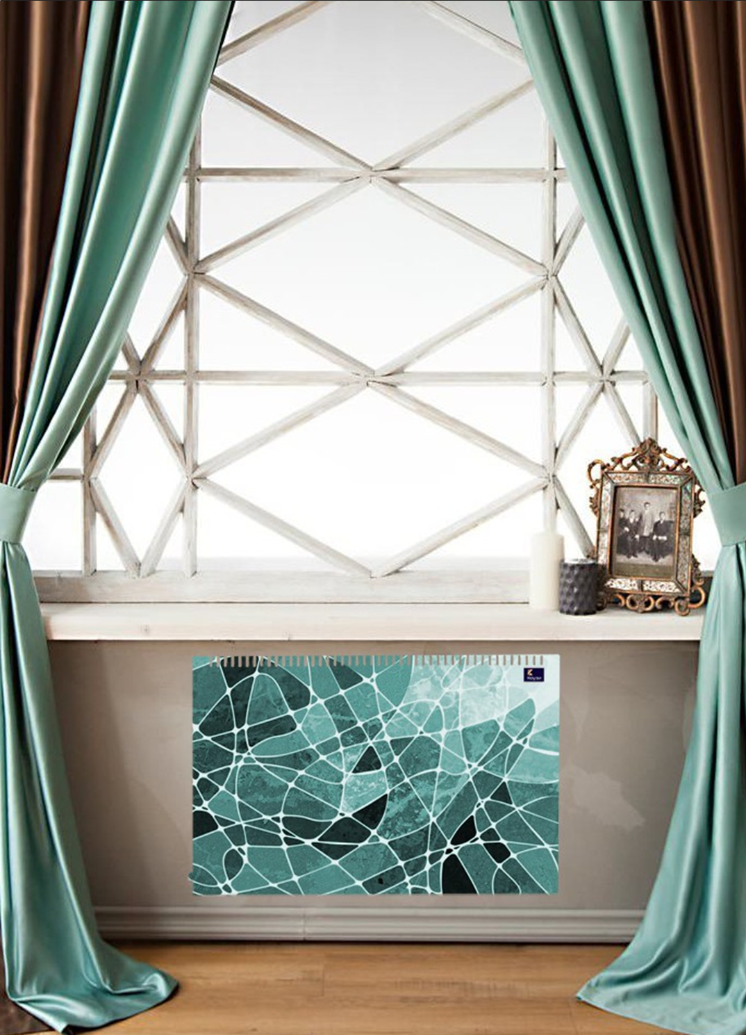 Slide 5: Custom-printed convector in situ